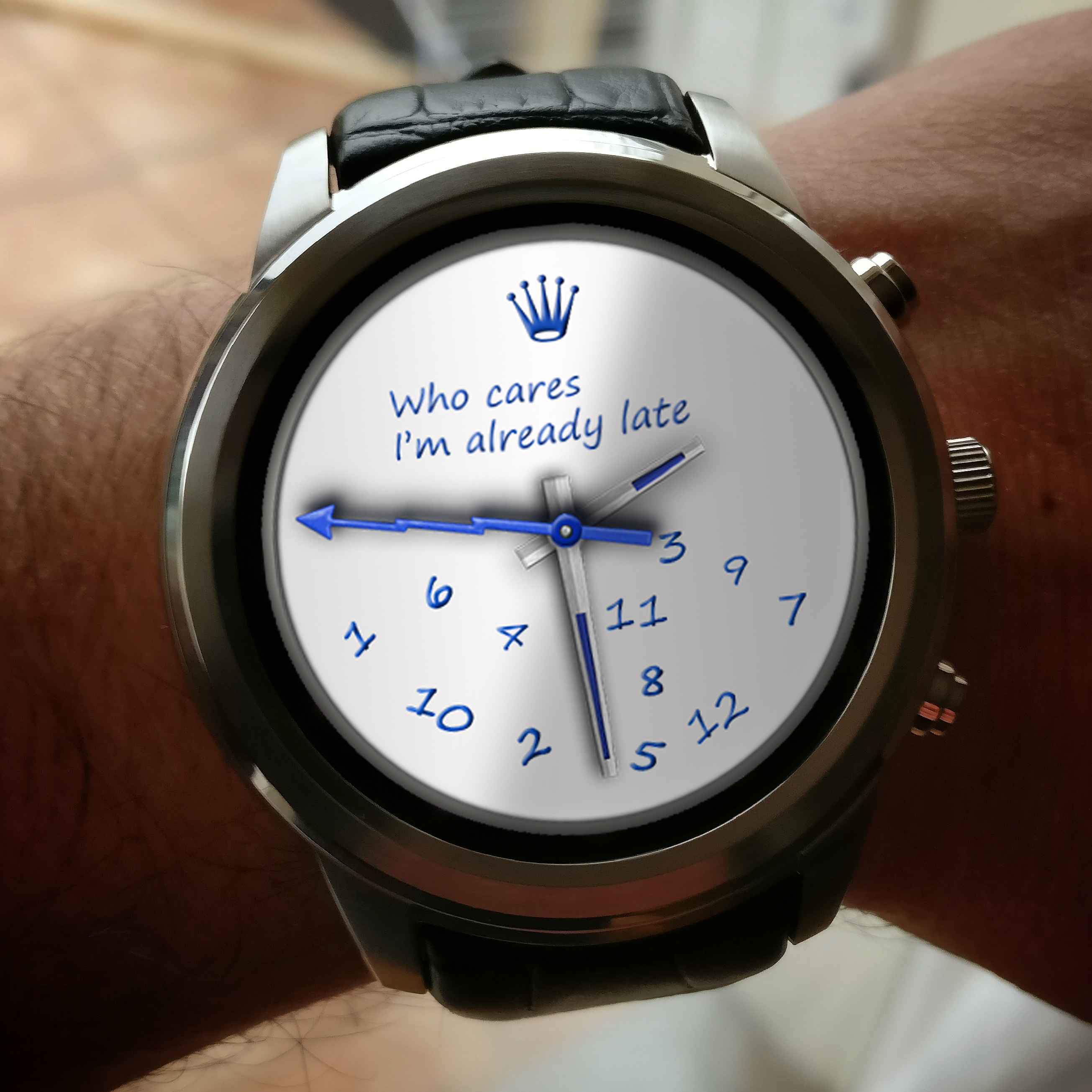 Hi Here S A New Watch Rolex Colette Quite Fun Original Design By Original Finow Face Engine Full Android Watch