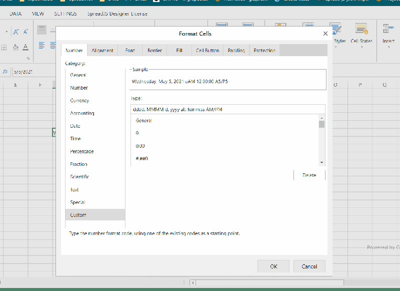 Custom Format Cells Dialog Spreadjs Spreadjs Mescius Forums - Gorgeous Abstract Image - Desktop