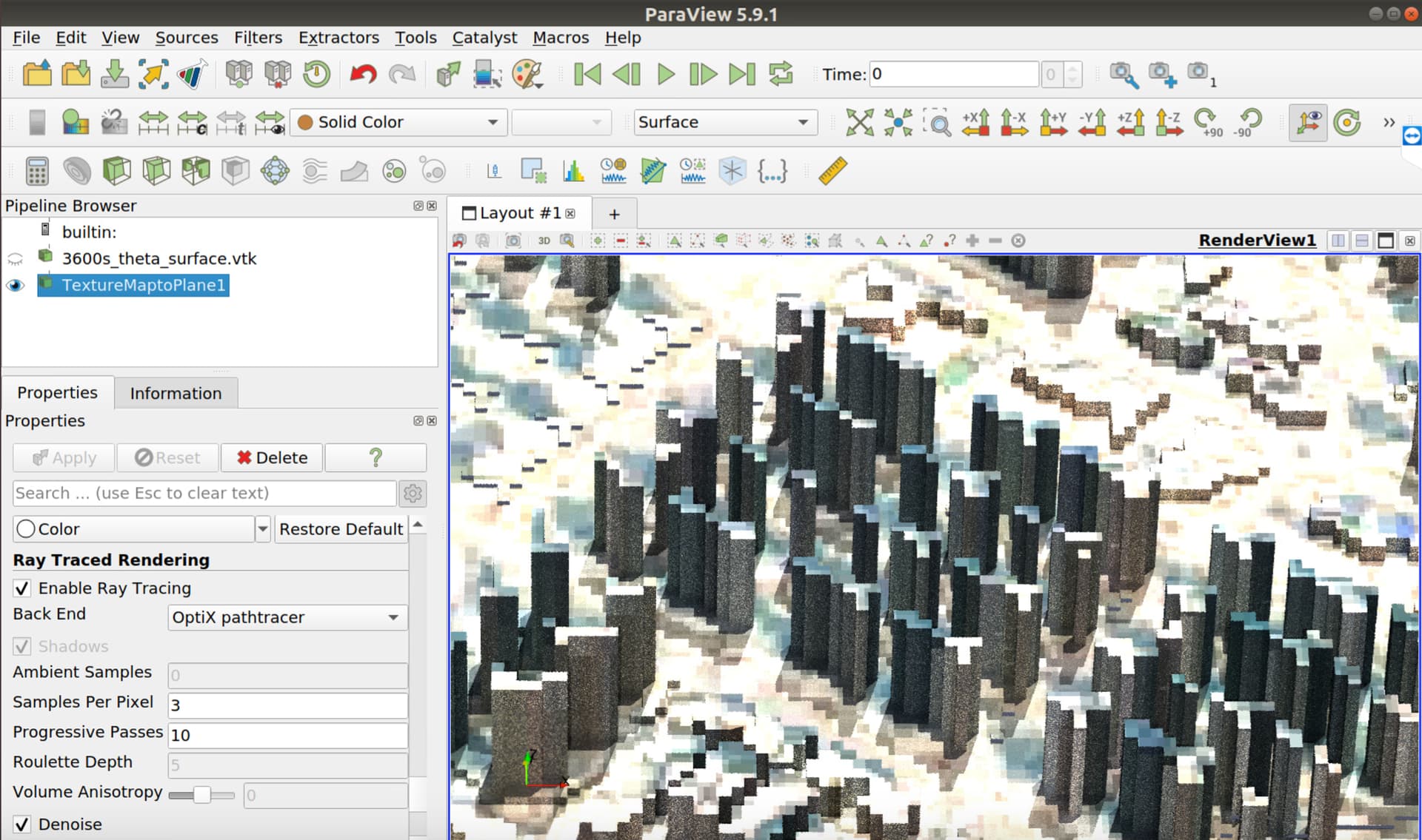 OpitX pathtracer : Is 4 samples per pixel possible? - ParaView Support -  ParaView