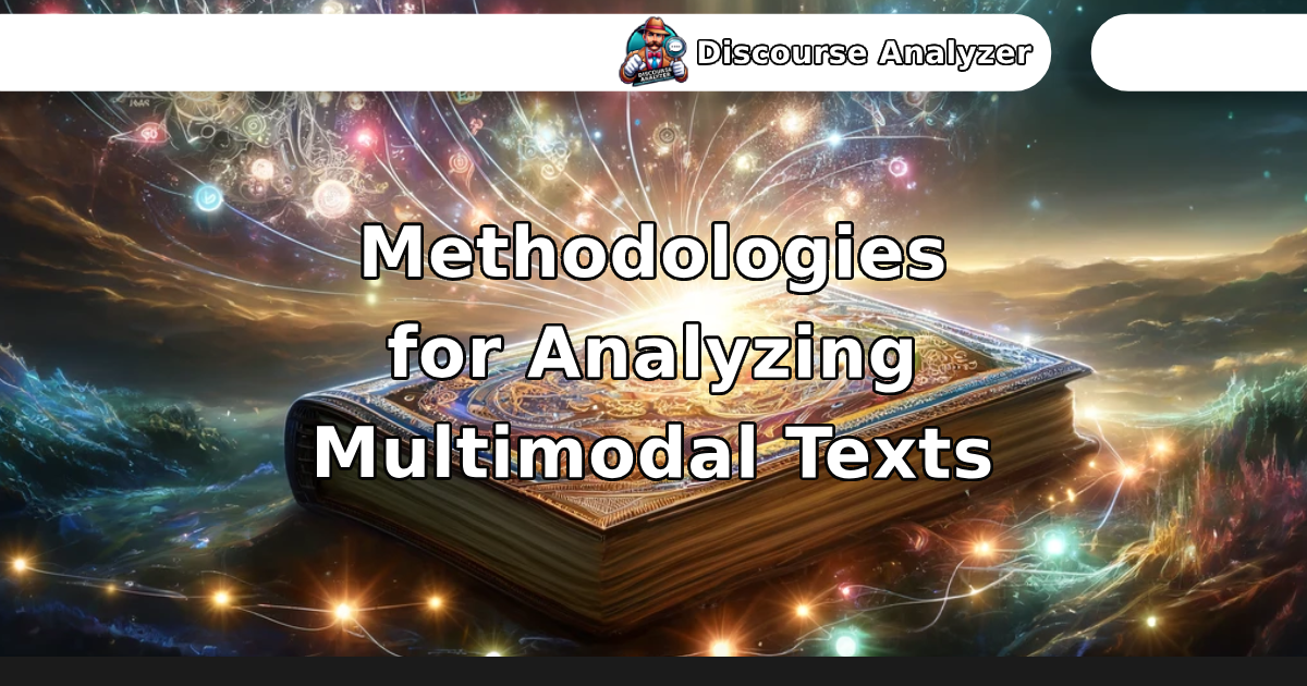 Methodologies for Analyzing Multimodal Texts - Discourse Analyzer