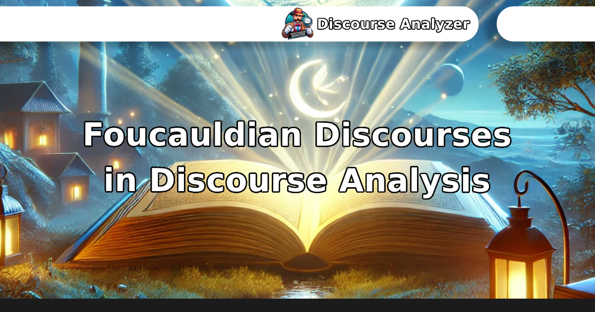 Foucauldian Discourses in Discourse Analysis