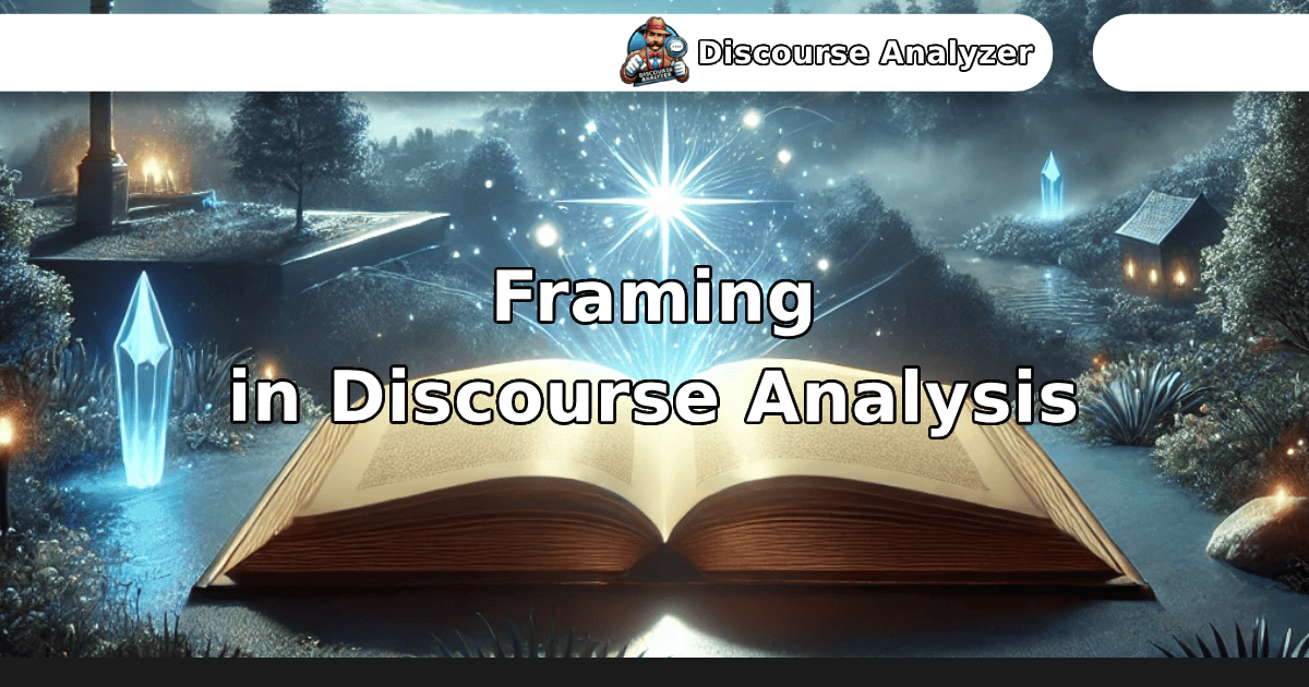 Framing in Discourse Analysis