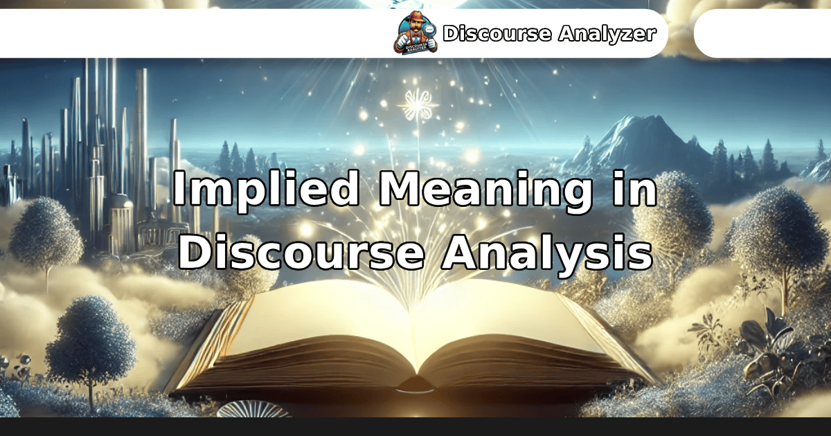 Implied Meaning in Discourse Analysis