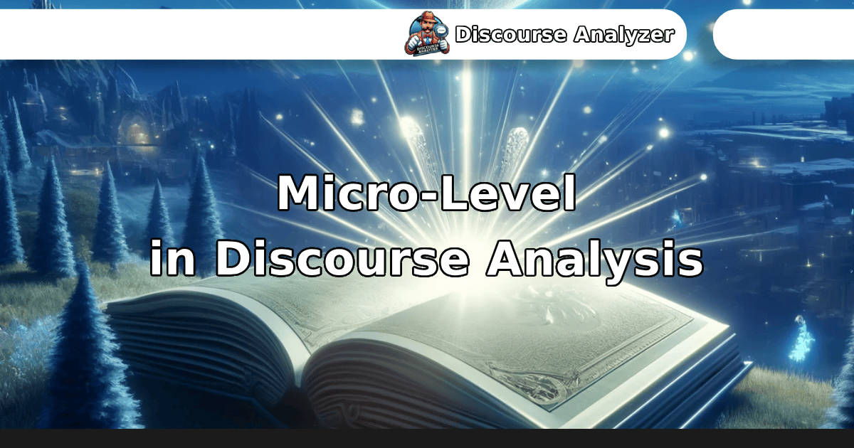 Micro-Level in Discourse Analysis