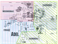 City Of Adel New Sanitation Schedule Discover Adel Iowa Adel Sanitation Map 