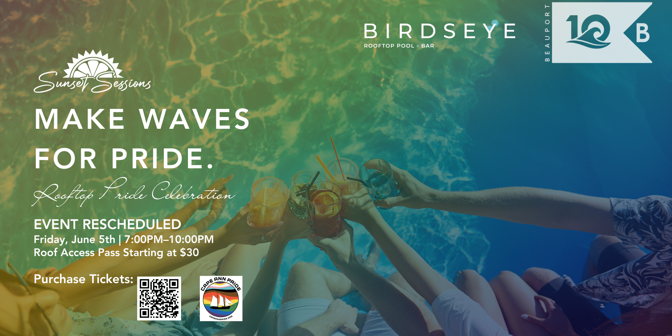 EVENT RESCHEDULED: Sunset Sessions: Pride Edition