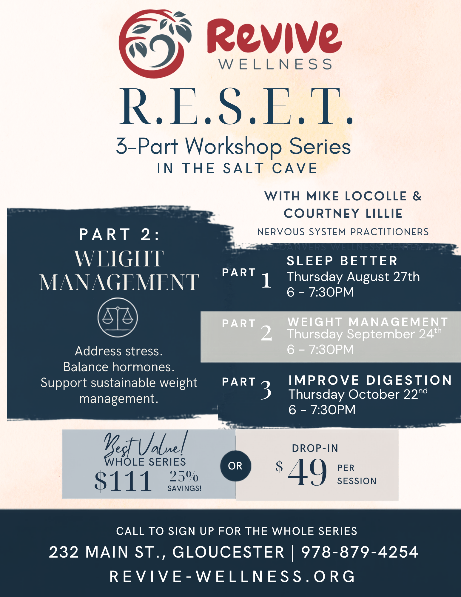 Reset your Nervous System – Lose Weight Workshop