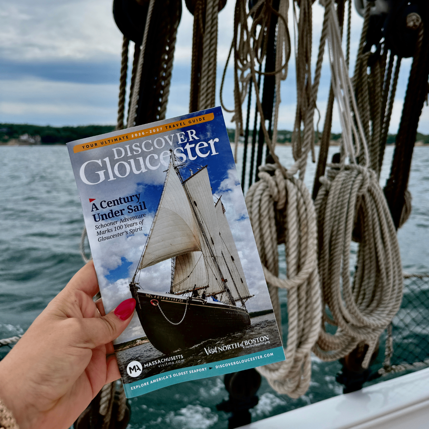Discover Gloucester visitor guide, photo by Christina Prew, By the North Shore