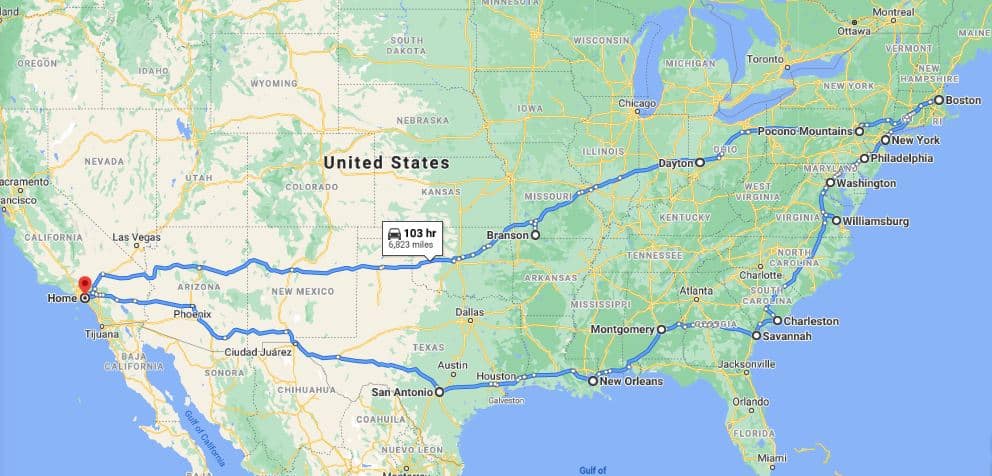 The Ultimate US Road Trip Discovering Hidden Gems Ultimate US Road Trip Map 