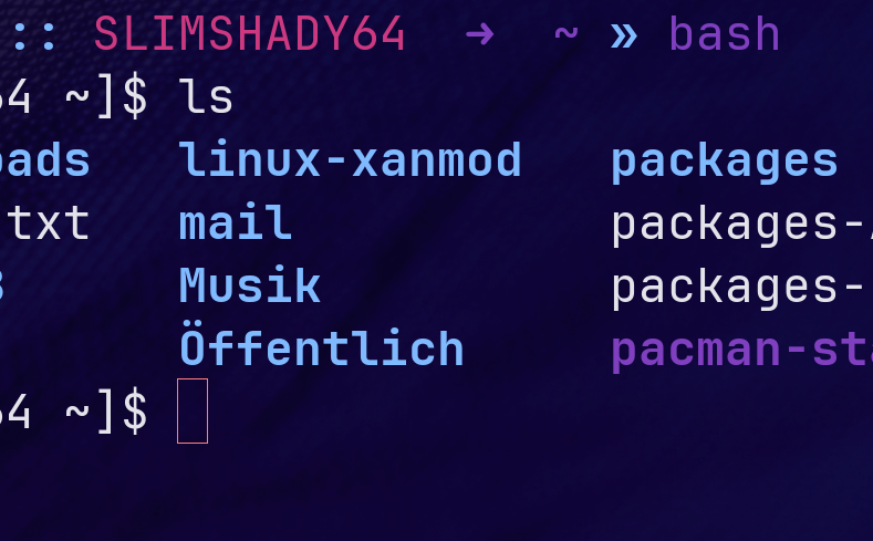 Bash customizations