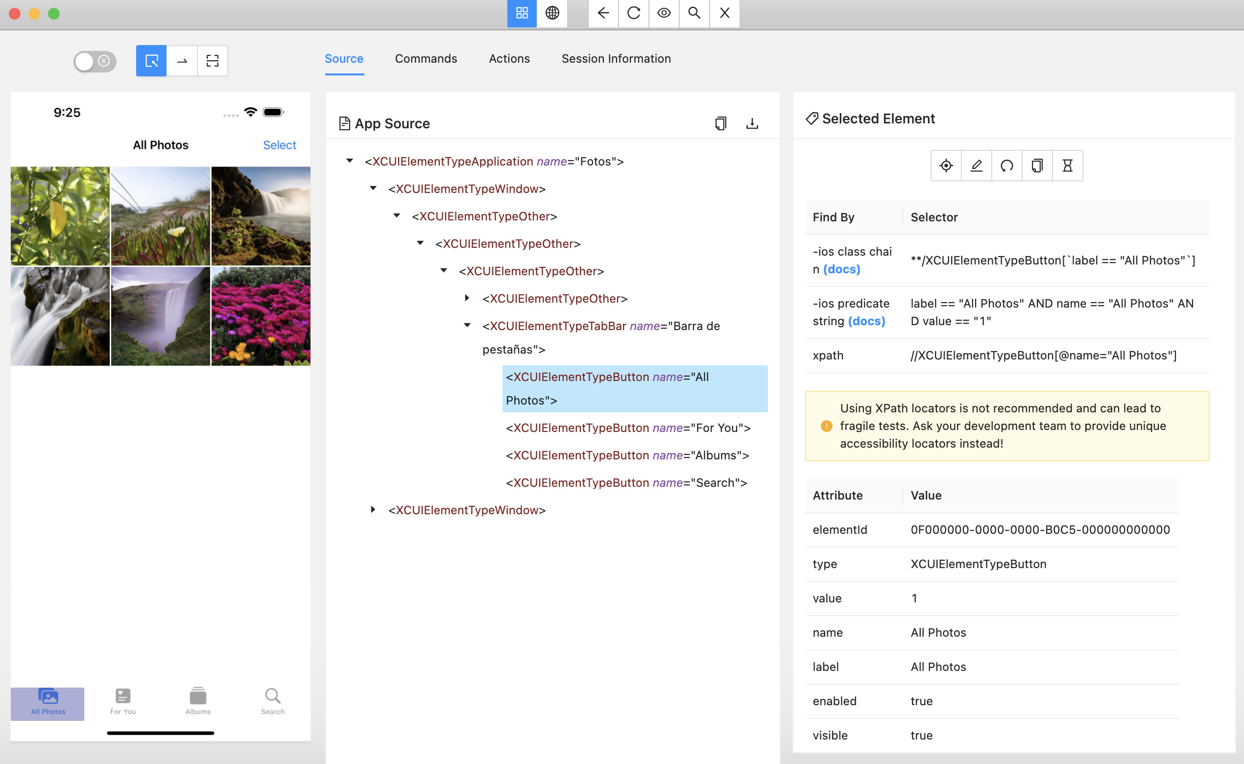 Cannot Find An Item Displayed On The Screen Support Appium Discuss