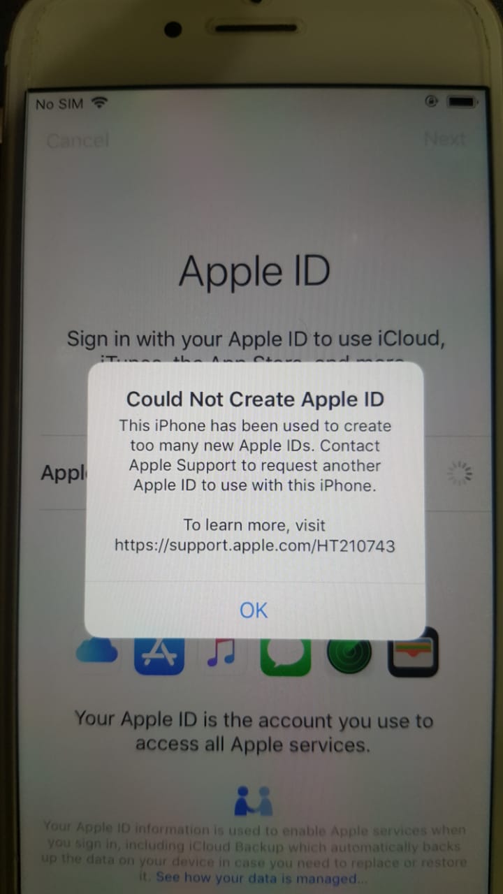 Will get deprioritized to practically zero even with plenty of data available in the plan. Unable To Sign In Because Of A Problem Co Apple Community