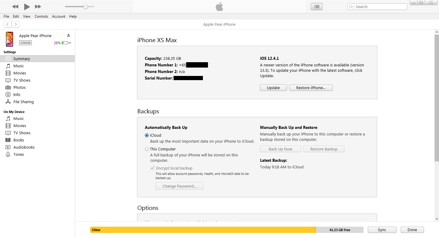 When you see your apple id banner is greyed out and nothing happens when you tap on it, . Itunes Back Up Now Button Greyed Out Apple Community