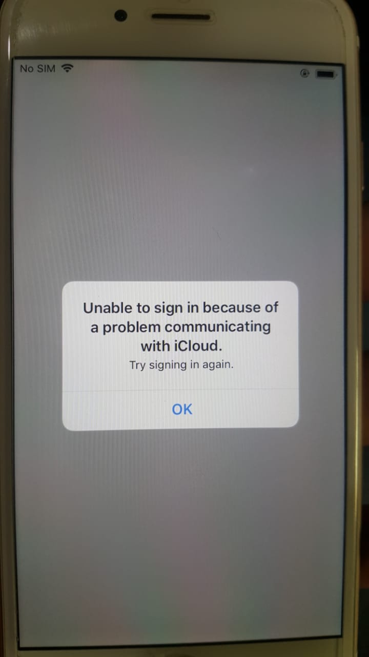 Received a new iphone xr and when trying to sign into my apple id,. Unable To Sign In Because Of A Problem Co Apple Community