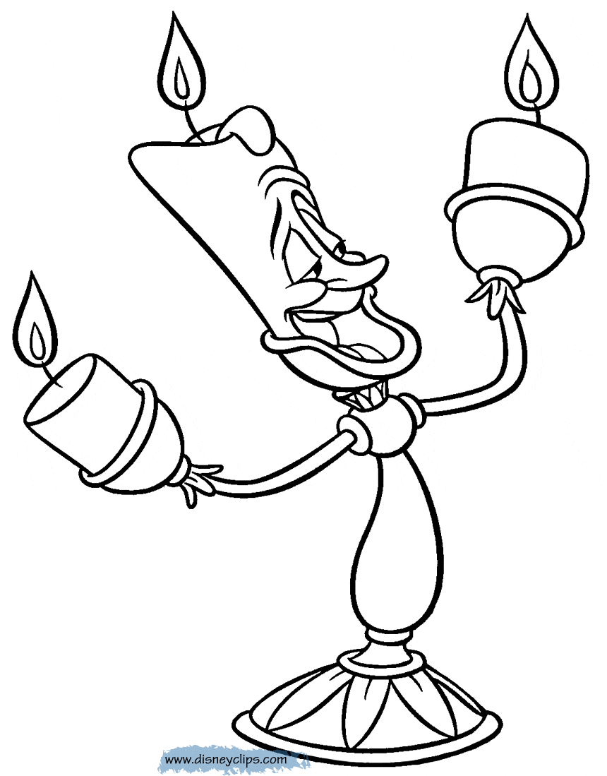 Disney Drawing Lumiere Novocom Top