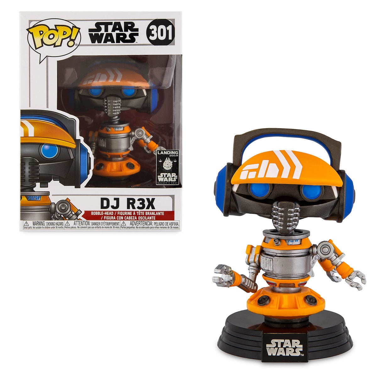 DJ R3X Pop! Vinyl Bobble-Head Figure by Funko - Star Wars: Galaxy's Edge - $24.99