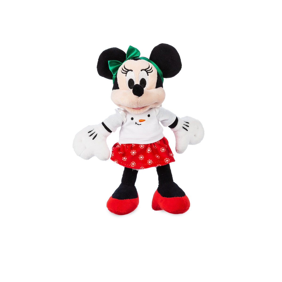 Minnie Mouse Holiday Plush - Mini Bean Bag - 9", $9.95
