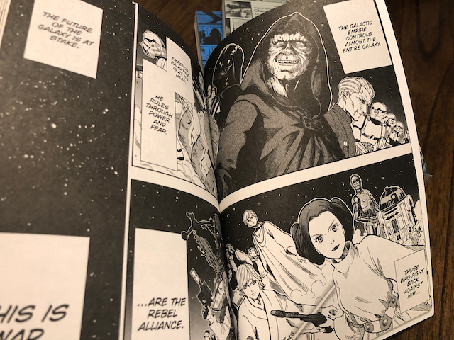 Love the manga rendering of our favorite Star Wars characters
