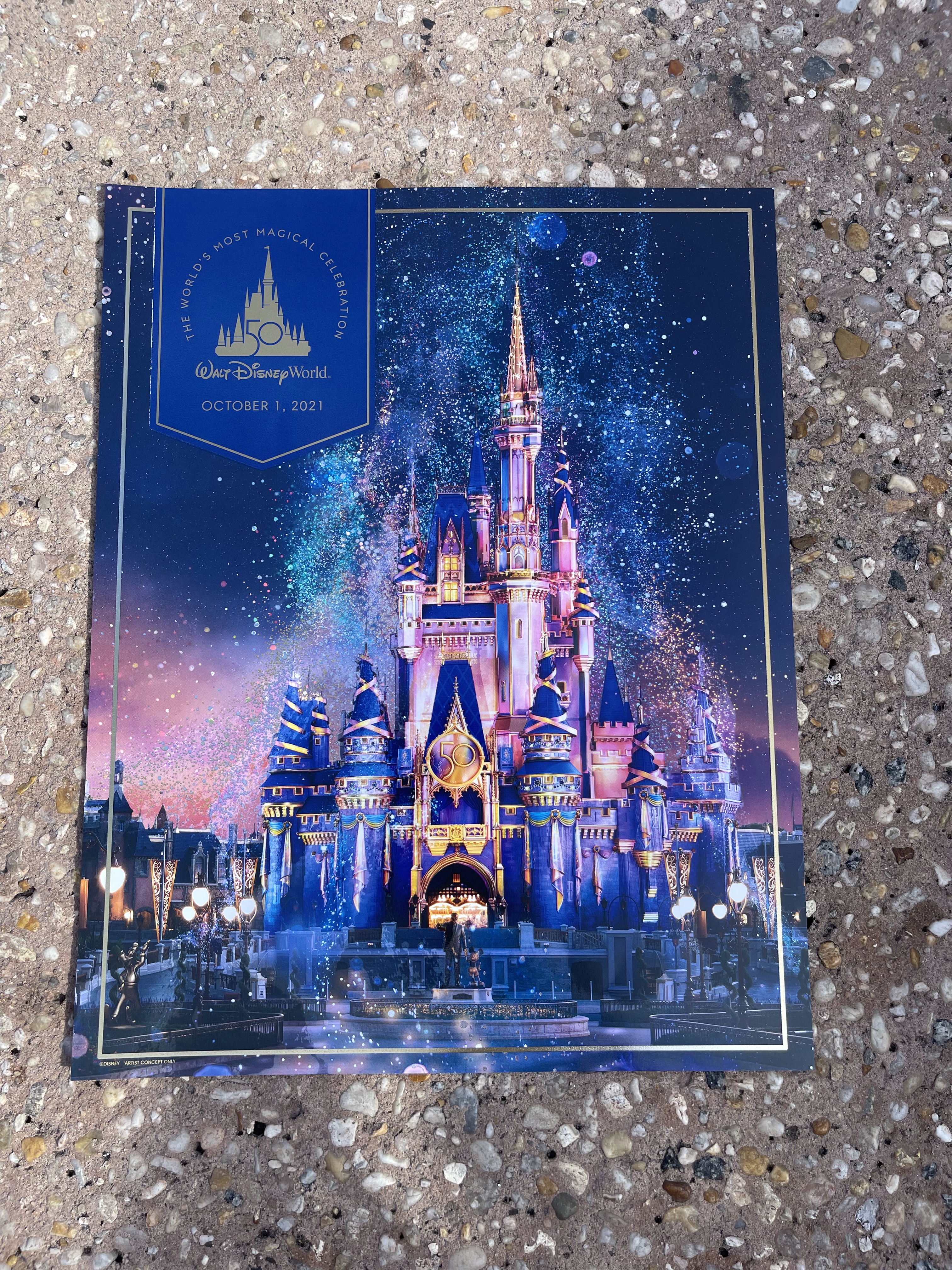 WDW50th】ウォルトディズニーワールド50周年記念ポスターゲット｜DWF.JP