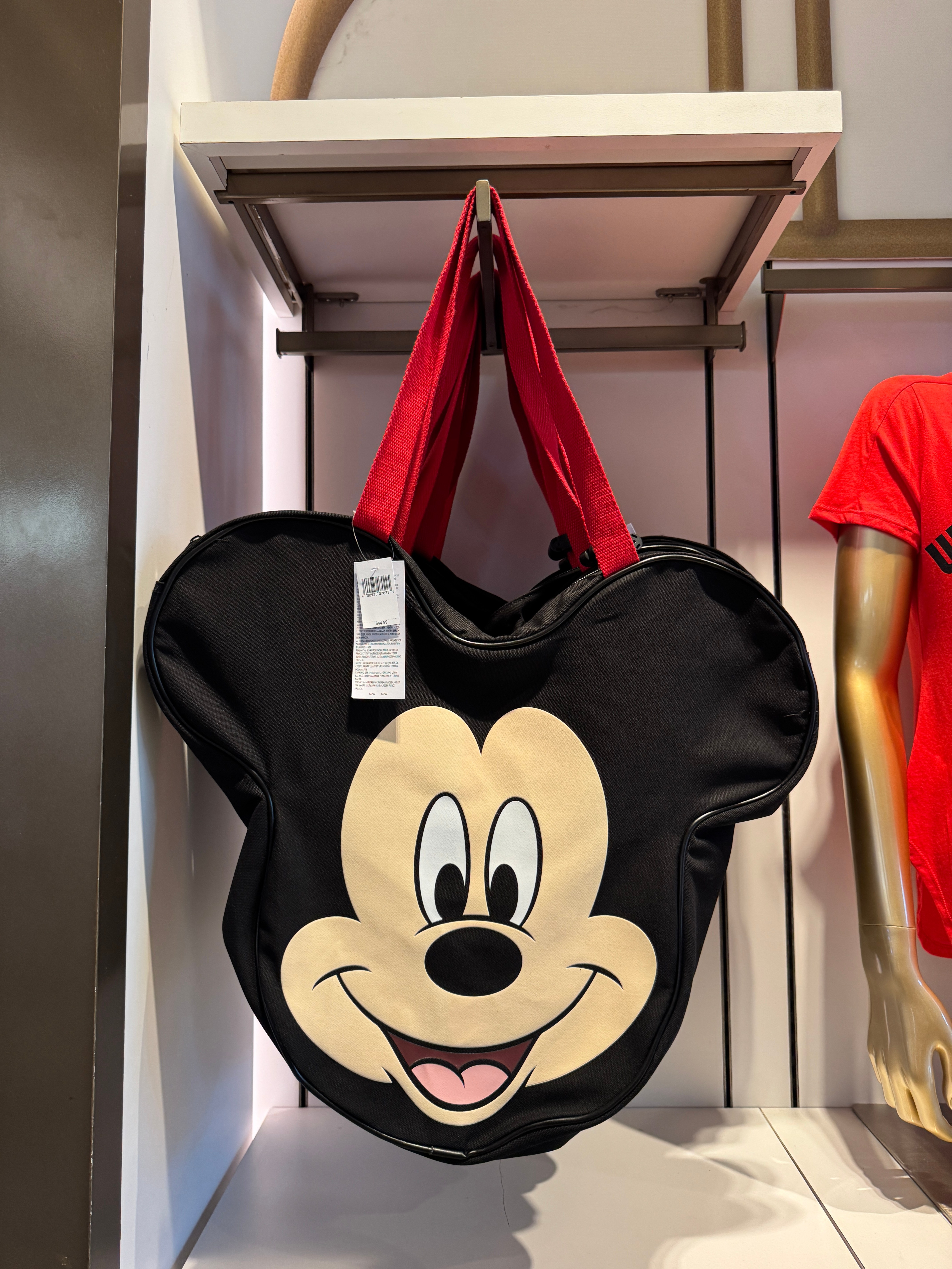 中古 品 カリフォルニアディズニー ミニーマウス ビッグフェイストート 