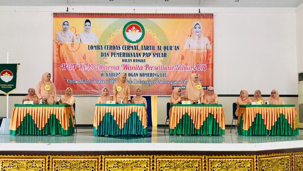 Lomba ini seperti lomba cerdas cermat biasa, namun dengan materi keagamaan yang lebih ditekankan. Hut Ke 19 Dharma Wanita Persatuan Kab Oku Disparbud Oku Dinas Pariwisata Kebudayaan Ogan Komering Ulu