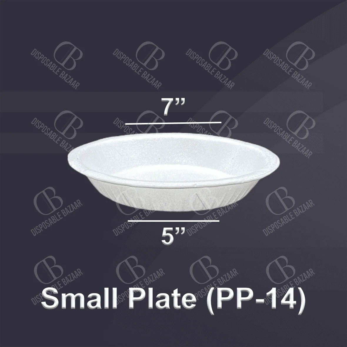 Styrofoam Small Plate PP-14