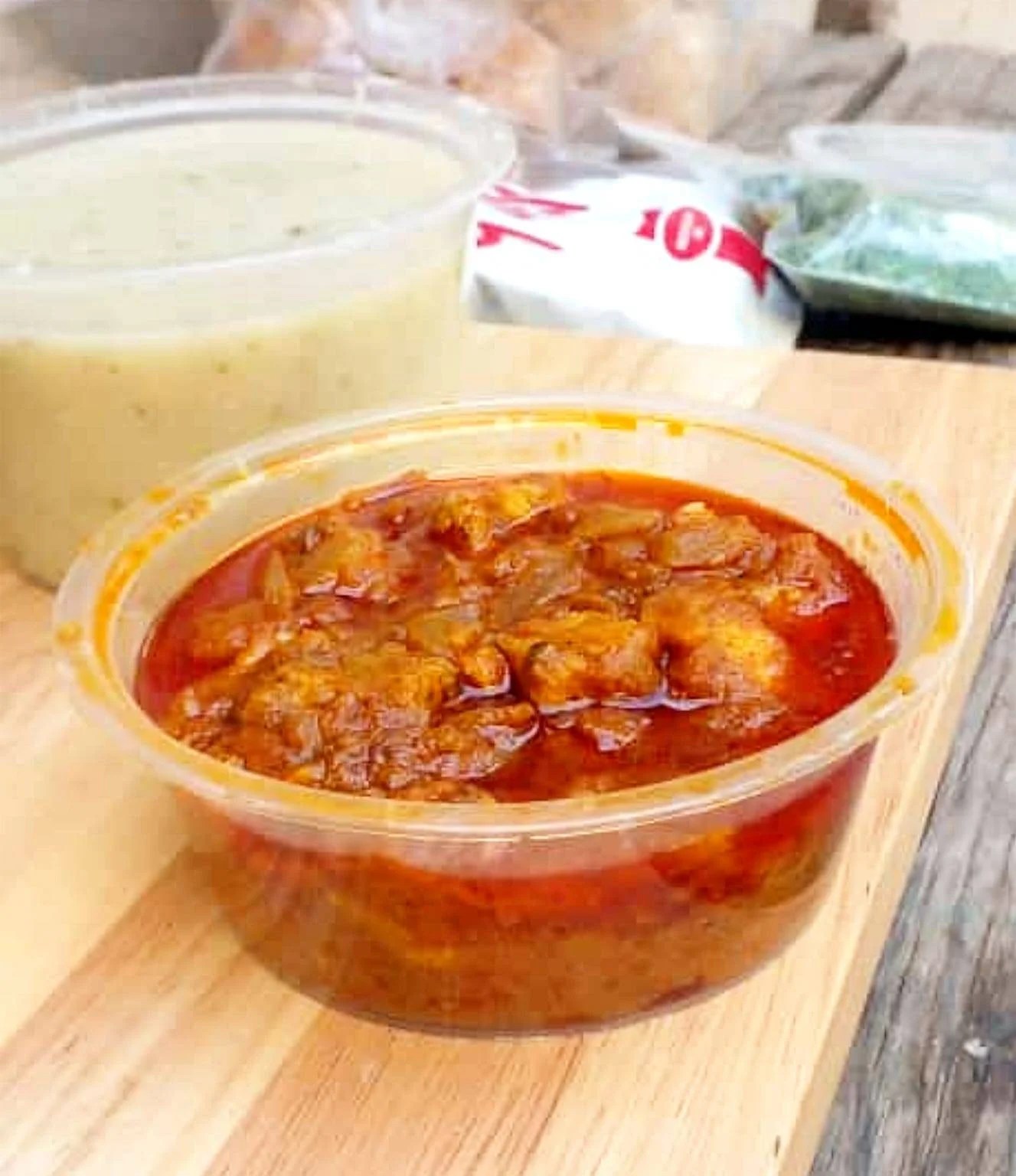 Plastic Container Transparent Round - R-10