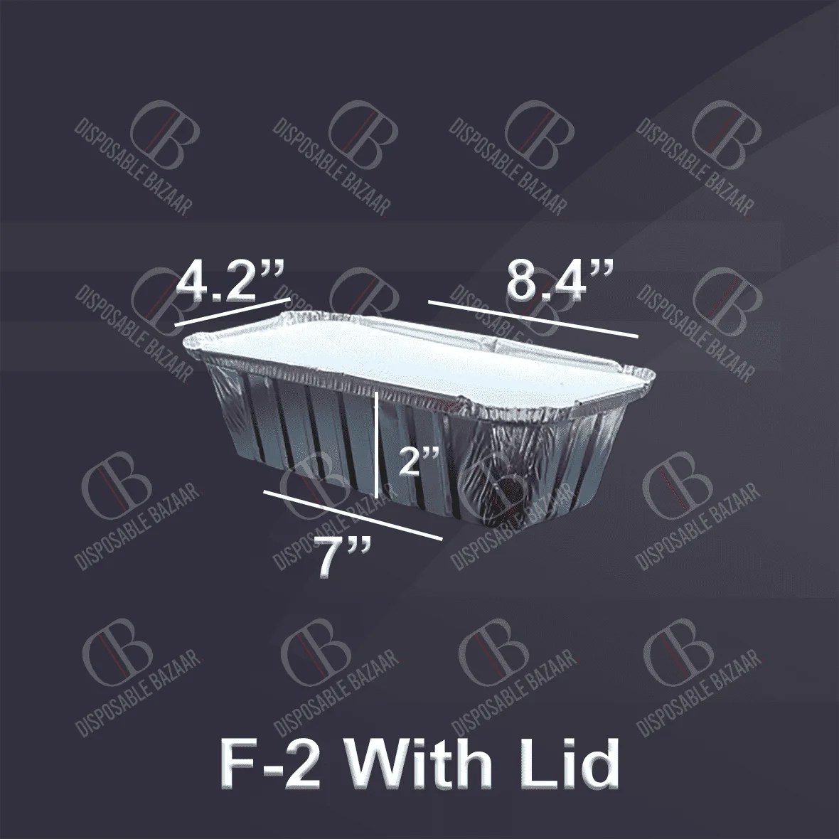 Aluminium Containers F-1 Without Lid