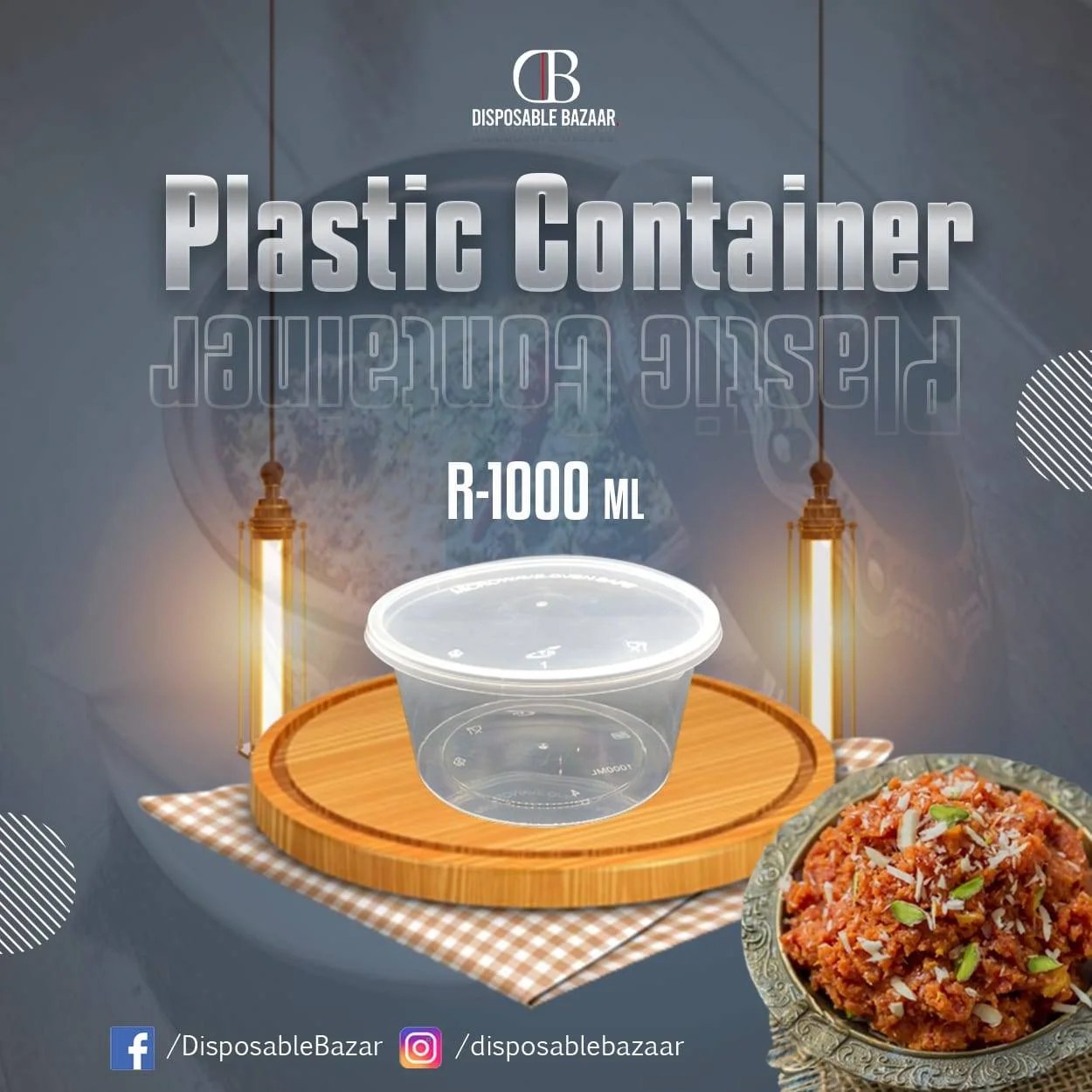Plastic Container Round - RFC-1000ml