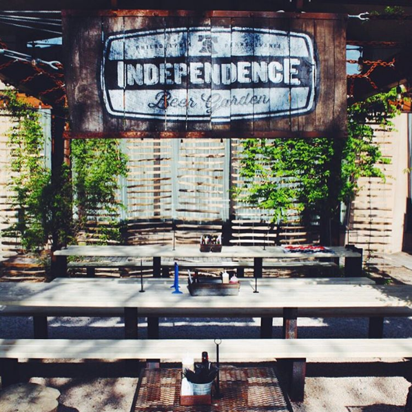 independence beer garden | distantlocals.com