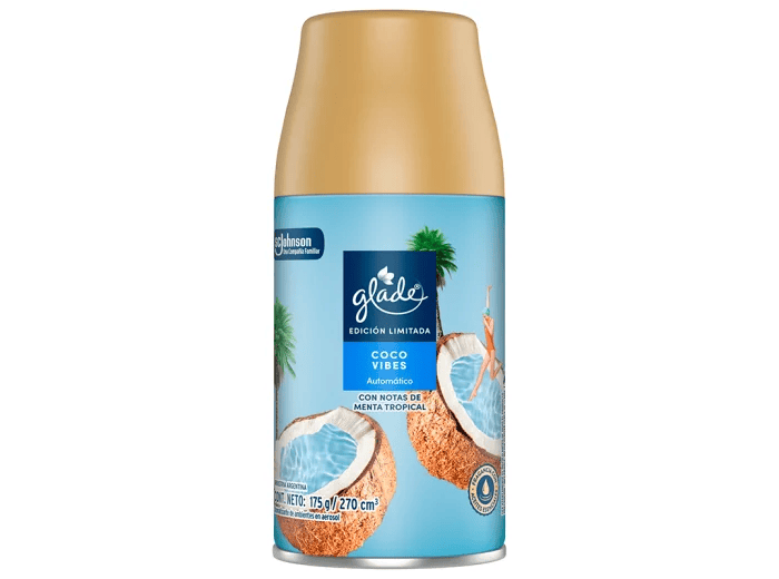 Coco Vibes Glade 270cm³ Automático Repuesto