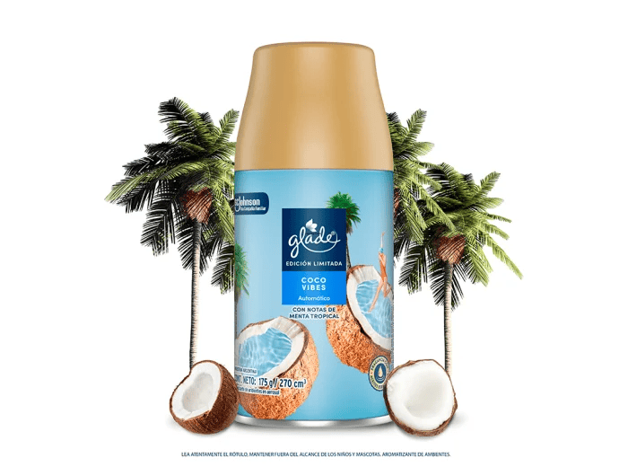 Coco Vibes Glade 270cm³ Automático Repuesto