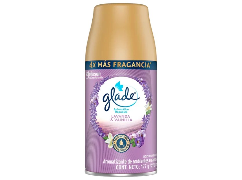 Lavanda y Vainilla Glade 270cm³ Automático Repuesto
