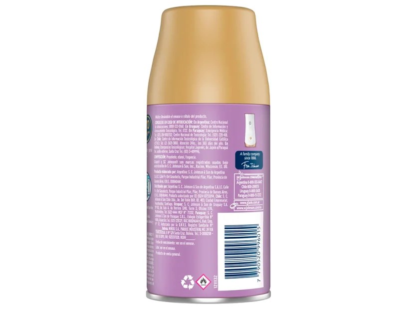 Lavanda y Vainilla Glade 270cm³ Automático Repuesto