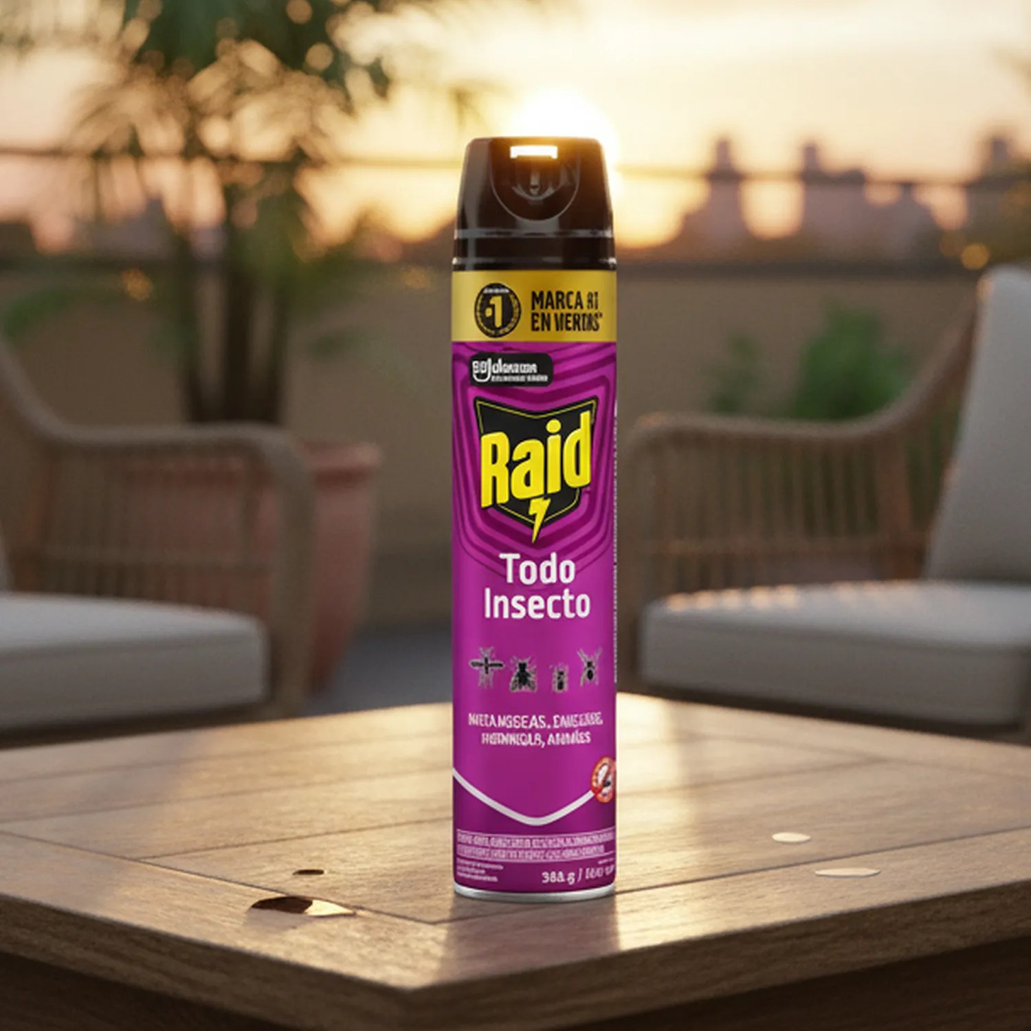 Insecticida Raid Todo Insecto Aerosol 420cc