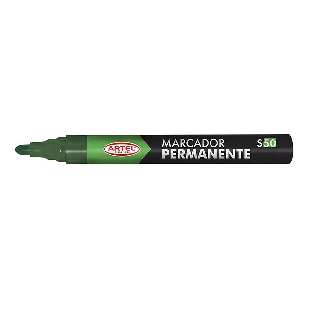 PLUMON PERMANENTE PUNTA REDONDA VERDE ARTEL