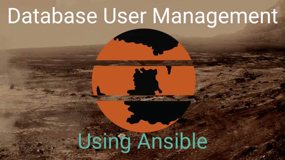 Database User Management with Ansible