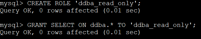 Create read only user role