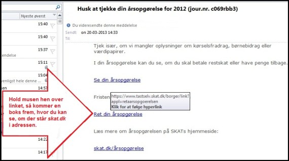 Identificer rigtige links