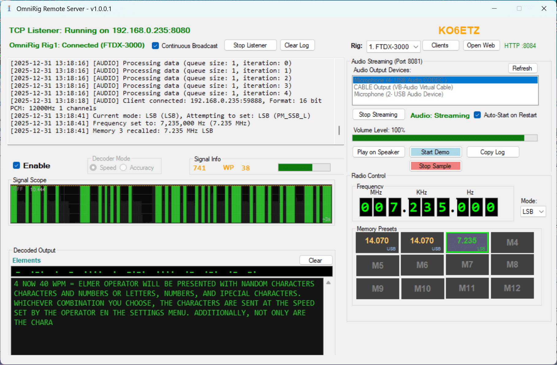 Server Application