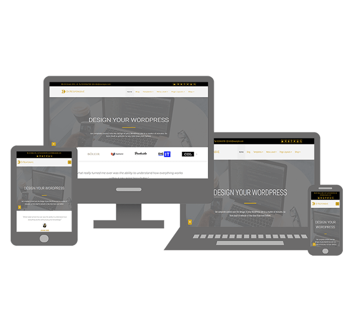 It offers 13 free, fully responsive theme demos ranging from personal blogs to . Responsive Wordpress Theme For All Devices Di Responsive Theme