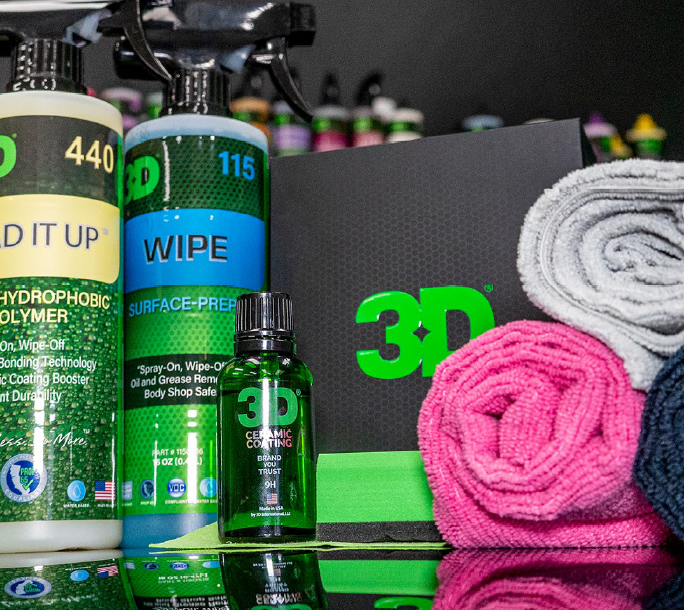 3d car care products