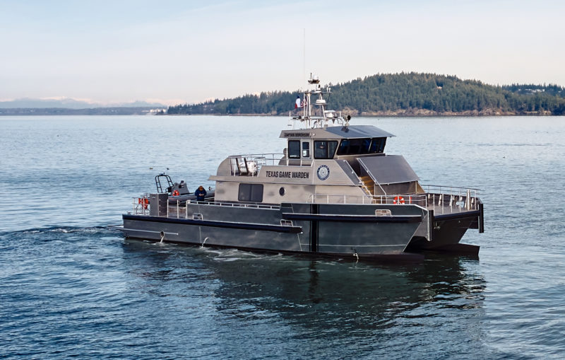 Registration of boat 20 to less than 40 in length, $37, $42. All American Marine Completes 80 Patrol Boat For Texas Workboat