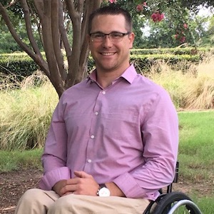 Benjamin Hetrick_photo in a wheelchair