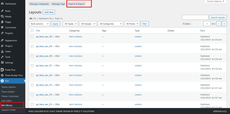 Divi Hero Sections Imports Using Divi Library Option Divi Documentation - HD City Illustrations for Desktop