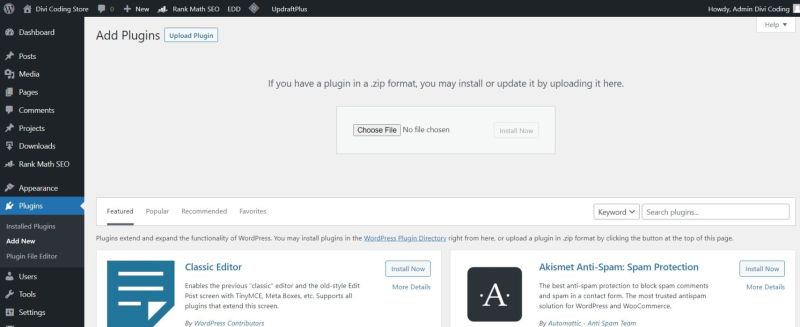 Plugin Activation Divi Coding Store - Download Ultra HD Sunset Image | Ultra HD