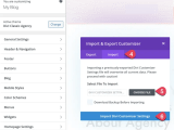Import Customizer Settings Divi Extended Documentation
