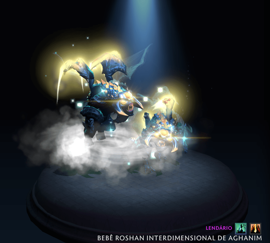 未開封新品 dota2 TI7 Collectors baby roshan Aghanim's Interdimensional Baby Roshan - Entregador - Bebê Roshan