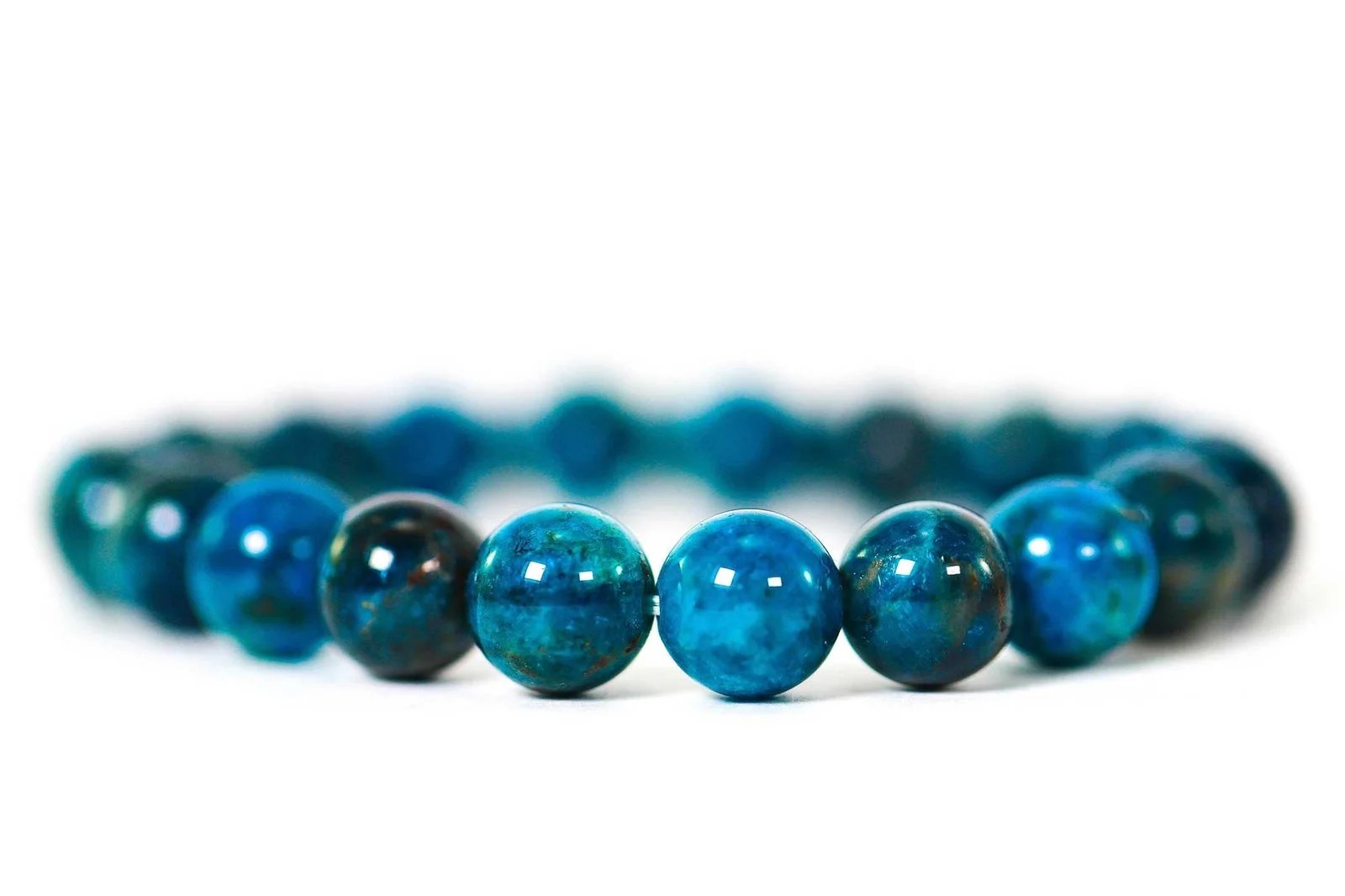 Divinity Healing Divine Spirituals Apatite Natural Bracelet Pure Certified 8mm Unisex Bracelets Super AAA Quality for Healing Meditation Success and Abundance