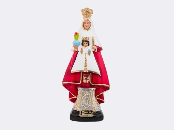 Virgen de Montserrat Figura Religiosa 65 cm | Estatua en Yeso Pintada